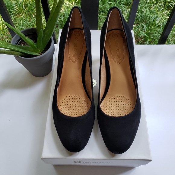 CORSO COMO Linnden Black Pumps Round Toe Size 5.5 - Picture 2 of 10